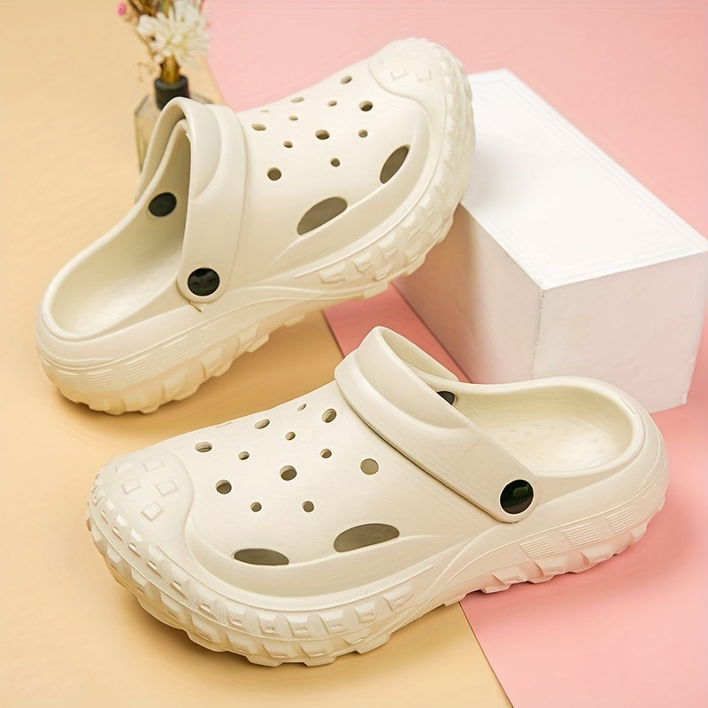 Unisex Cloud Clogs Hollow Out Non Slip Garden Shoes