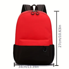 Unique Contrast Children's Backpack for Kindergarten Students