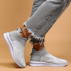 Women's Lightweight Road Running Shoes Non-slip Comfortable Socks Shoes