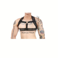 Men's Exotic Muscle Strap Elastic Chest Harness