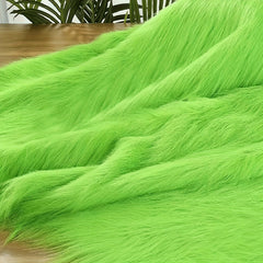 Long Plush Desktop Photo Props Decoration Plush Fabric Tablecloth