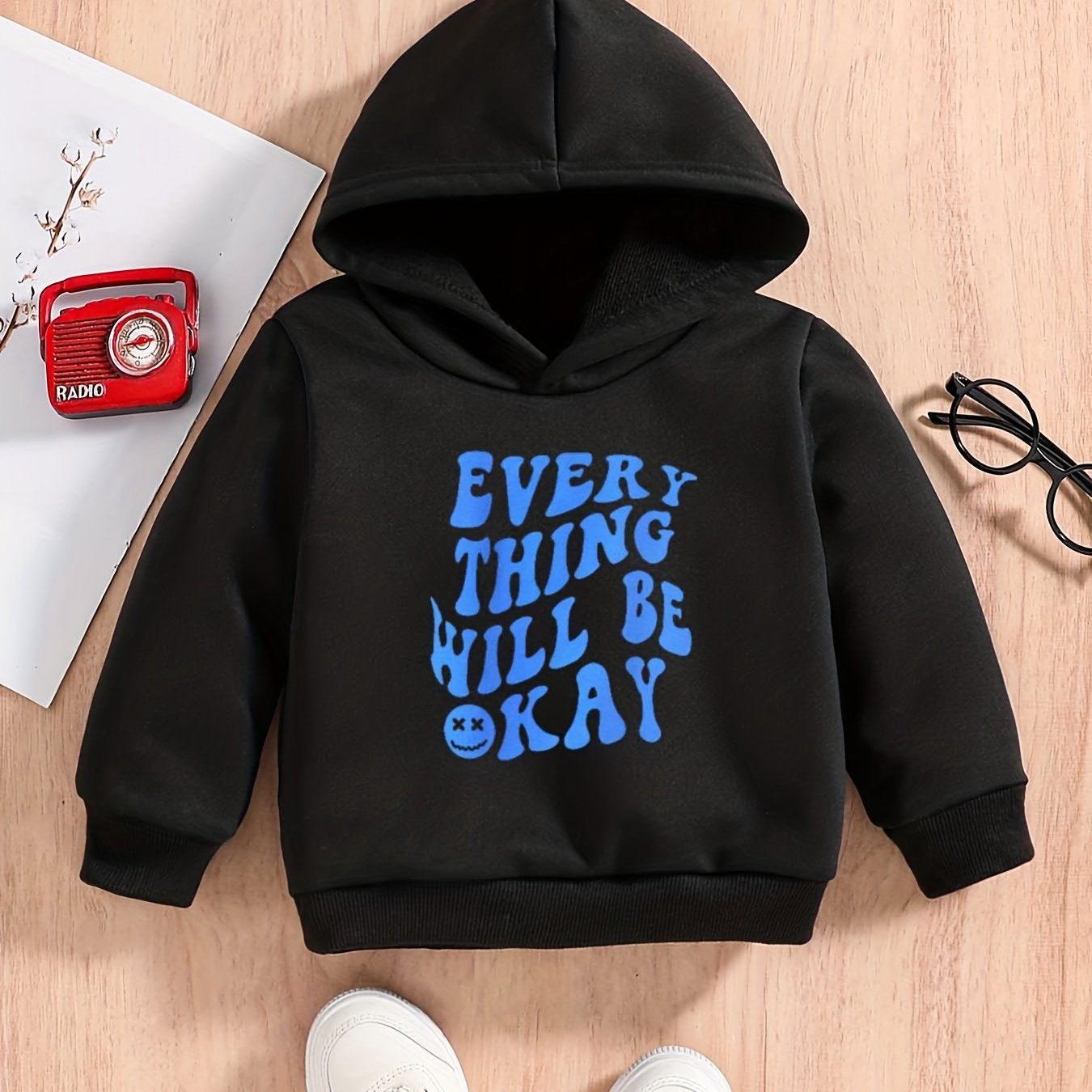 Baby Boys Sweatshirt EVERY THING WILL BE OKEY