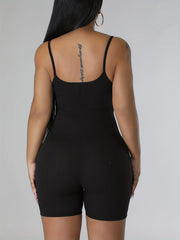 Sexy V Neck Yoga Jumpsuit Quick Dry Fitness Romper