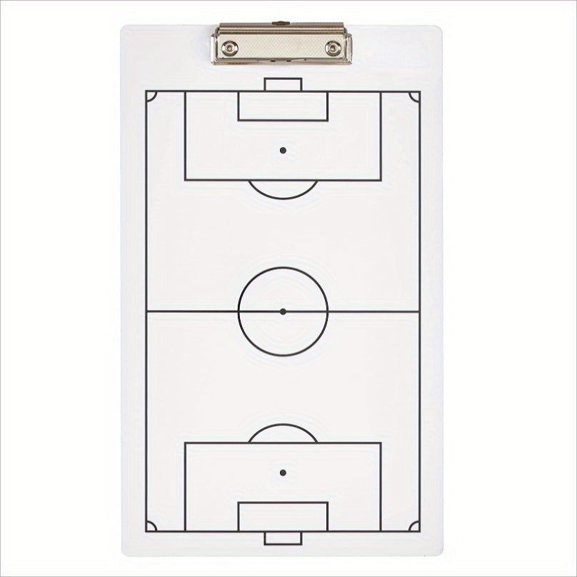 Double Sided Soccer Coach Marker Board Clipboard