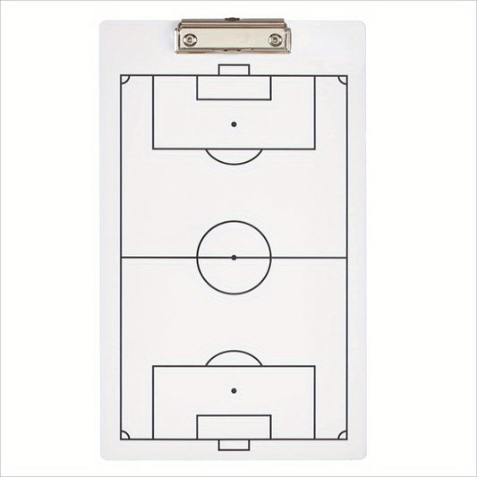 Double Sided Soccer Coach Marker Board Clipboard