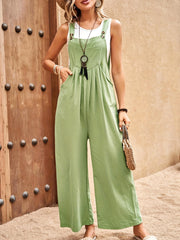 Boho Sleeveless Wide Leg Jumpsuit for Women