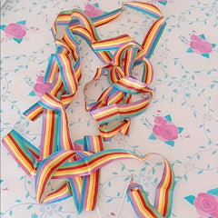 Rainbow Streamer Rhythmic Gymnastics Ribbon Dance Ribbon Wands On Sticks