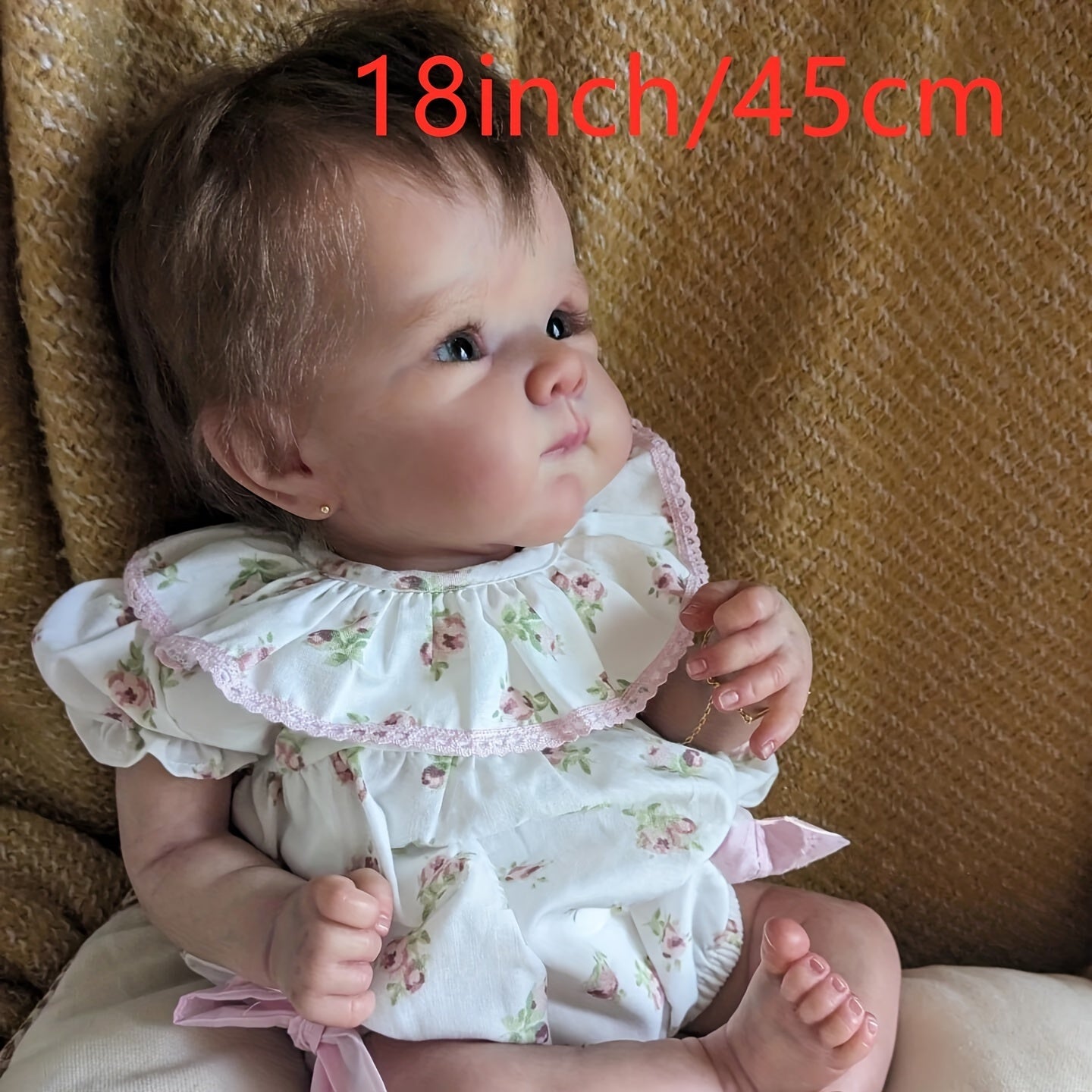18in Baby Reborn Doll Bettie Soft Touch Cuddly Baby with Visible Veins