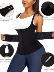 Women's Zipper Waist Trainer Body Shaper Tank