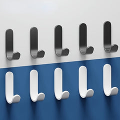 Metal Hooks Coat Bathroom Door Hooks Wall-mounted Adhesive