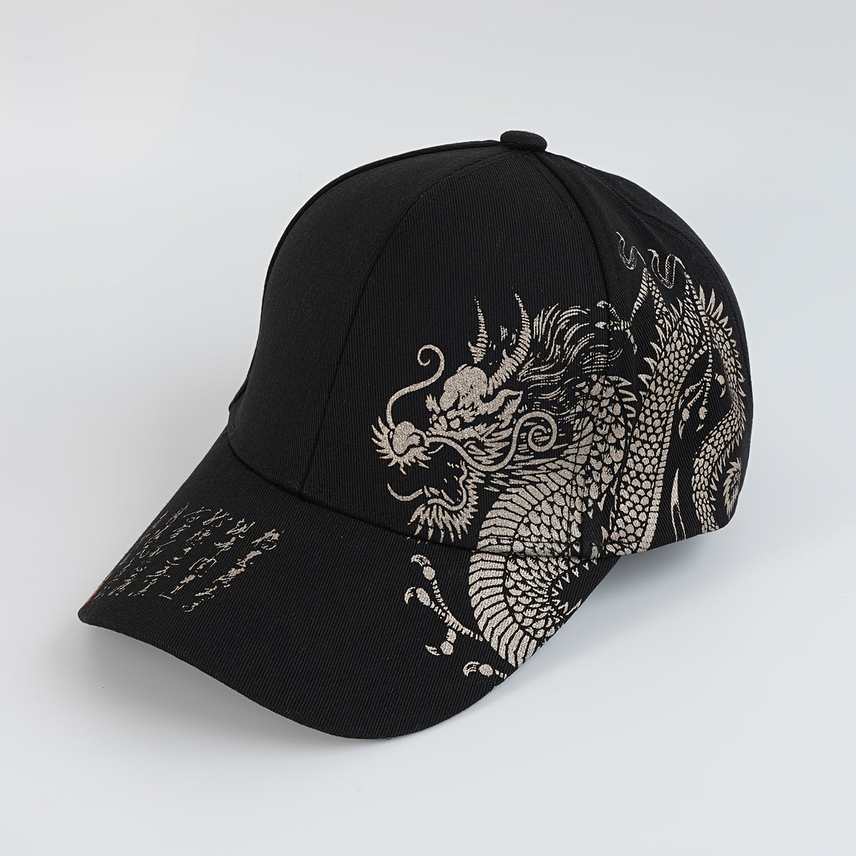 Unisex Sunshade Breathable Baseball Cap Dragon Pattern