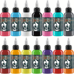 14pcs Tattoo Ink Set Professional Tattoo Pigment Set Long Lasting