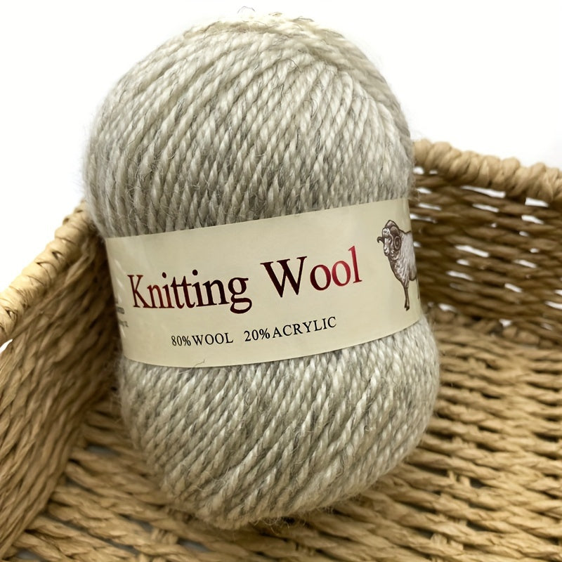 5 Pcs Hand Knitted Wool Thread - Warm & Close Fitting - Light & Soft