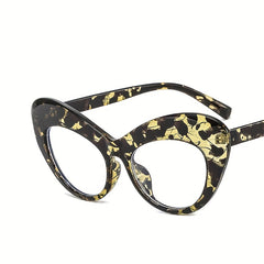 Vintage Cat Eye Glasses Retro Tortoiseshell Spectacles Frame