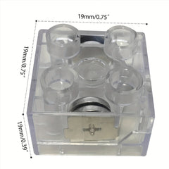 LED Light Up Building Bricks Set Multicolor Classic Transparent 2x2 1x4 Blocks