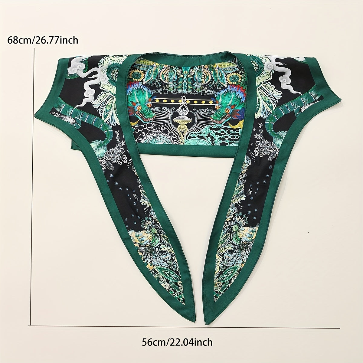 Double Sided Sunproof Printed Shawl Air Condition Room Neck Protection