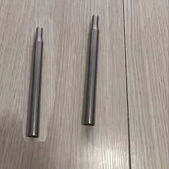 2pcs Stainless Steel Telescopic Fire Blow Pipes Camping Barbecue Stick
