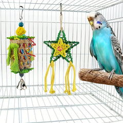 3pcs Bird Toys Parrot Chewing Toy Creative Cockatiel Toys