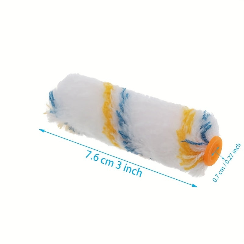 6pcs Wall Paint Rollers & Brush Set for Home Painting