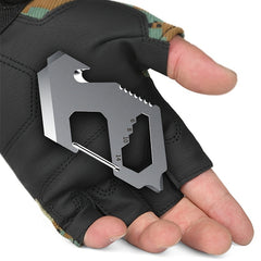 Metal Buckle With Bottle Opener Ruler Saw Screwdriver Multitool