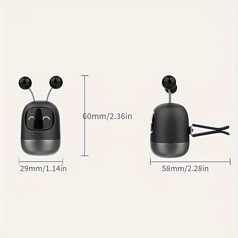 Cute Robot Car Air Freshener Vent Aromatherapy Clip