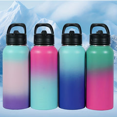 32oz 64oz 128oz Insulated Stainless Steel Sports Water Bottle