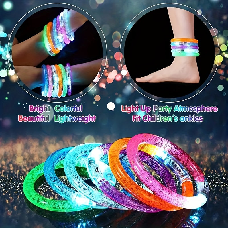 12pcs Glow Bracelets for Party Favors - Glow in The Dark Bracelets Toys