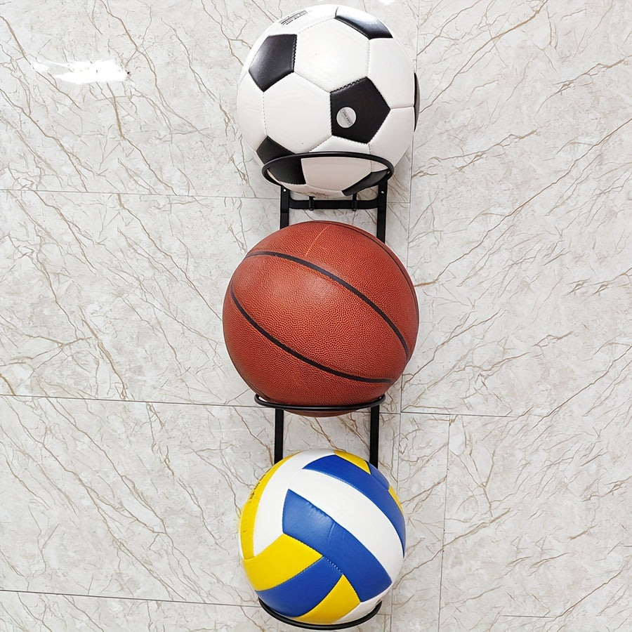 Wall Mounted Removable Rugby Storage Rack