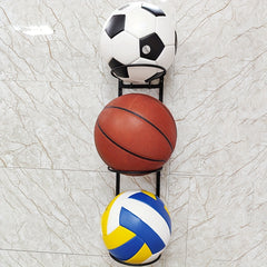Wall Mounted Removable Rugby Storage Rack