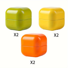 6pc Tea Can Portable Mini Iron Box Small Sealed Can Empty Can