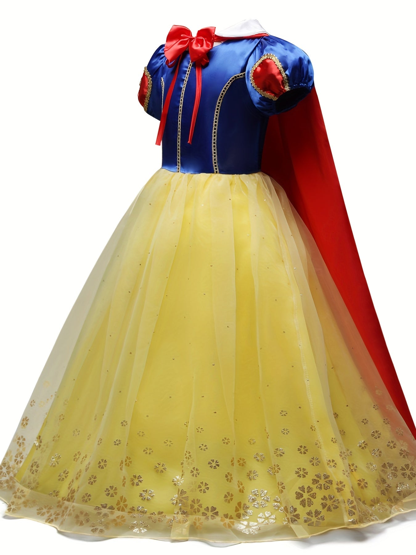 Girls Halloween Queen Cloak Princess Dress Role Play Costume Set