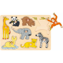 Wild Baby Animals Lift Out Puzzle 8pcs