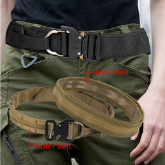 Nylon Inner & Outer Belt Kit w/ MOLLE System - Outdoor Sports