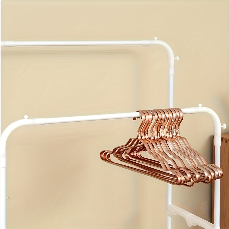 Double Row Metal Clothes Drying Rack with Pulleys and Hooks