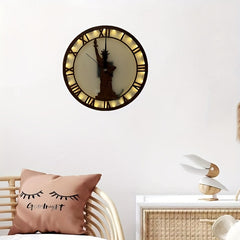 LED Lights Wooden Home Wall Hanging Decoration