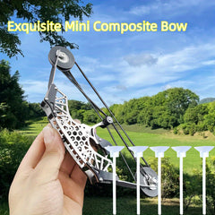 Mini Bow Decompression Toy with 5 Suction Cup Arrows