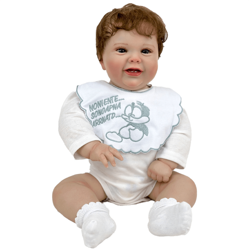 22 Inch Full Enamel Baby Doll Realistic Reborn Doll