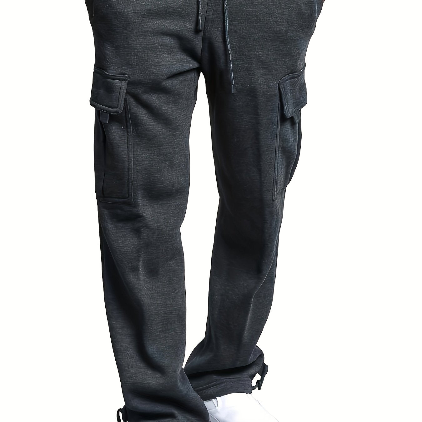 Men s Cargo Sweatpants Straight Leg Casual Fit Baggy Jogger Pants