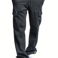 Men s Cargo Sweatpants Straight Leg Casual Fit Baggy Jogger Pants