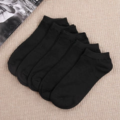 5pcs Short Ankle Sports Casual Socks
