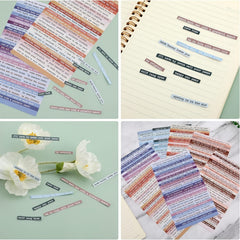 Inspirational Quotes Stickers for Scrapbooks, Diaries, Planners