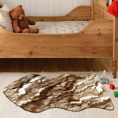 Faux Fur Fluffy Area Rug Soft Floor Mat Non slip Living Room Bedroom Carpet