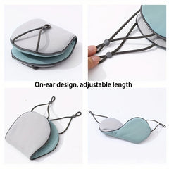 Adjustable Soft Blackout Sleep Eye Mask for Travel Rest Nap