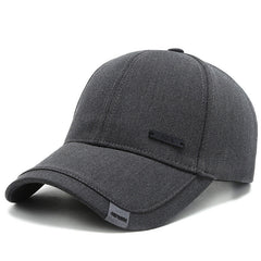 HUA English Seam Marker Men Casual Baseball Cap for Sun Blocking