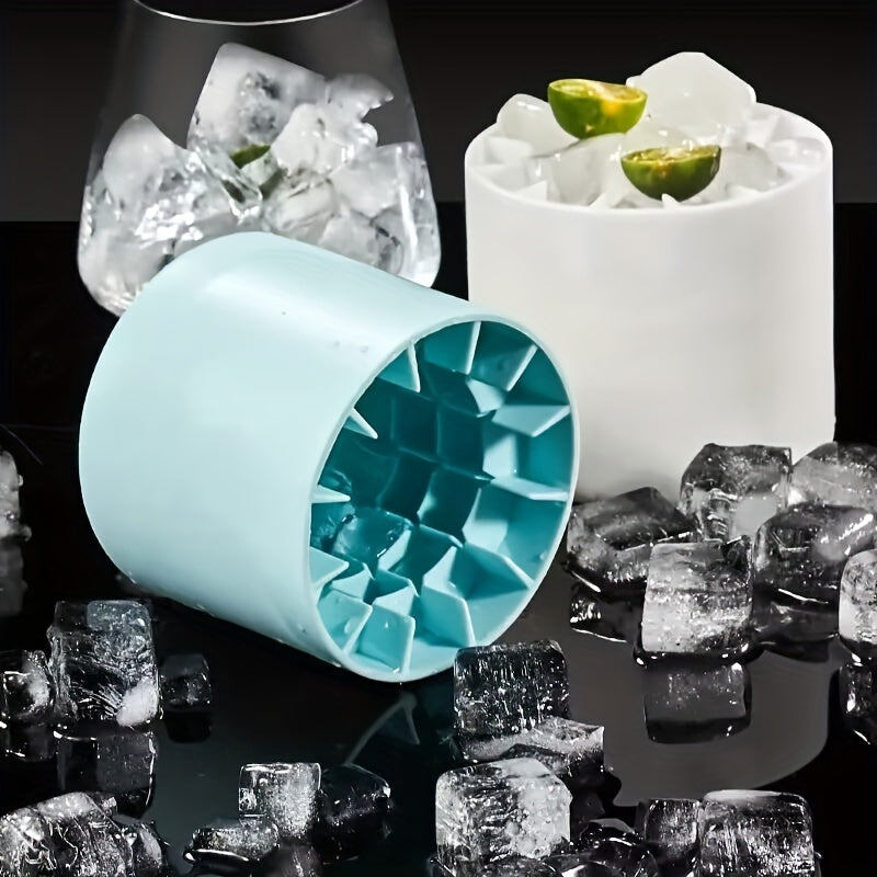 Silicone Ice Bucket & Ice Cube Tray Set for Ice Making & Storage