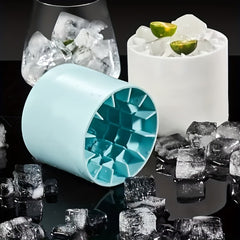 Silicone Ice Bucket & Ice Cube Tray Set for Ice Making & Storage