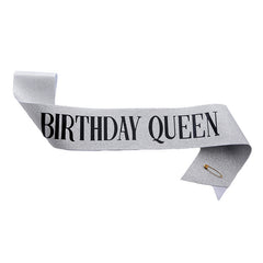 Silvery Birthday Party Strap
