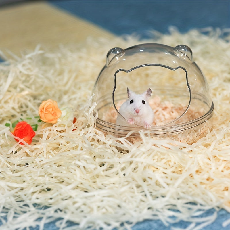 Transparent Washable Hamster Sand Bath for Nest