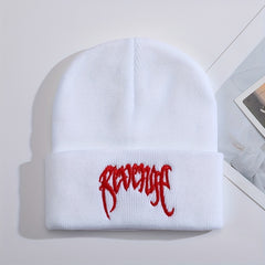 Funky Street Hip-hop Style Embroidered Warm Hat
