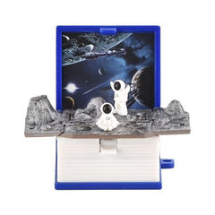 3D Dinosaur Folding Bomb Book Keychain Mini Astronaut Puzzle Castle Gift